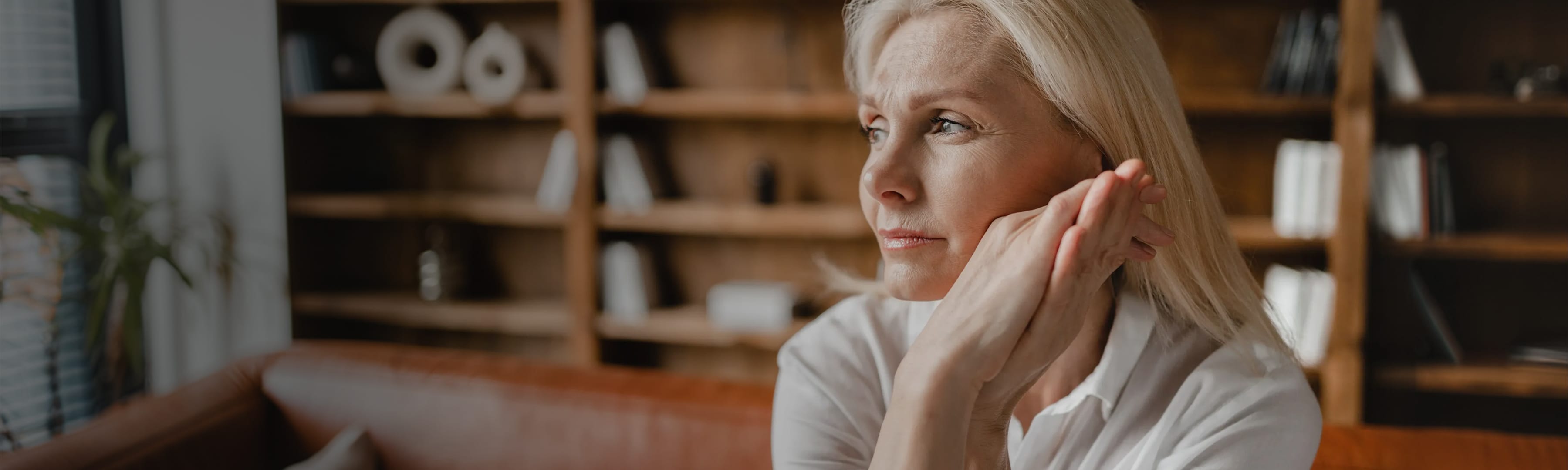 Woman in confident, vital state